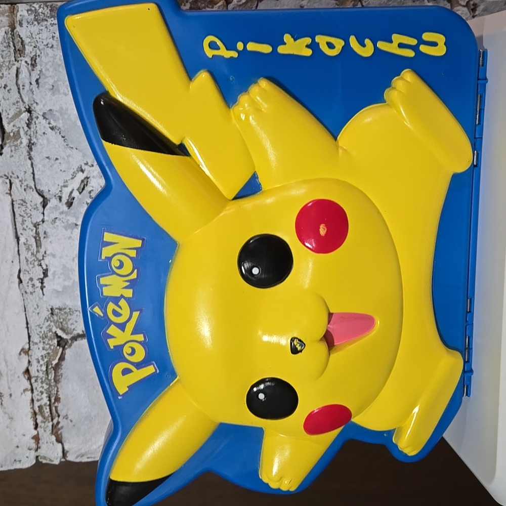 Pokemon Pikachu Yellow and Blue Pencil Case